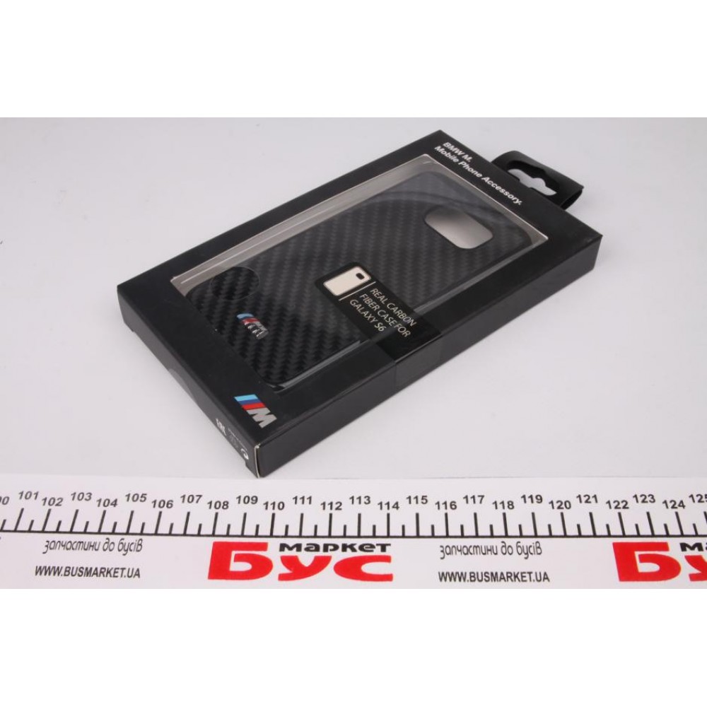 Чохол для Samsung Galaxy S6, BMW M, Hard Case, Black (карбоновий)