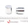Ремкомплект супорта (переднього) Toyota Camry 91-06 (d=43mm)(+ 2 поршня) (Akeb)