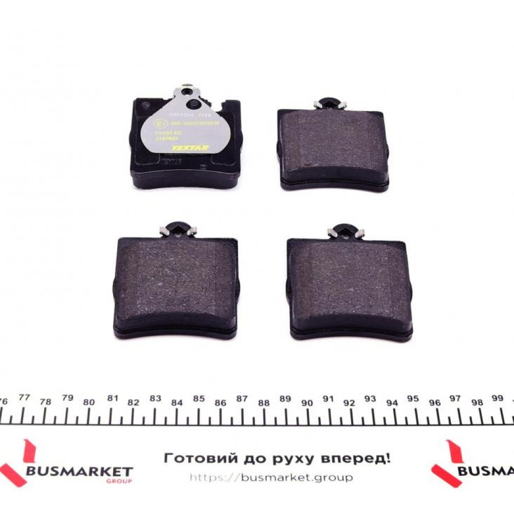 Колодки гальмівні (задні) MB C-class (W203) 01-11/E-class (W210) 96-03 (Ate-Teves) Q+