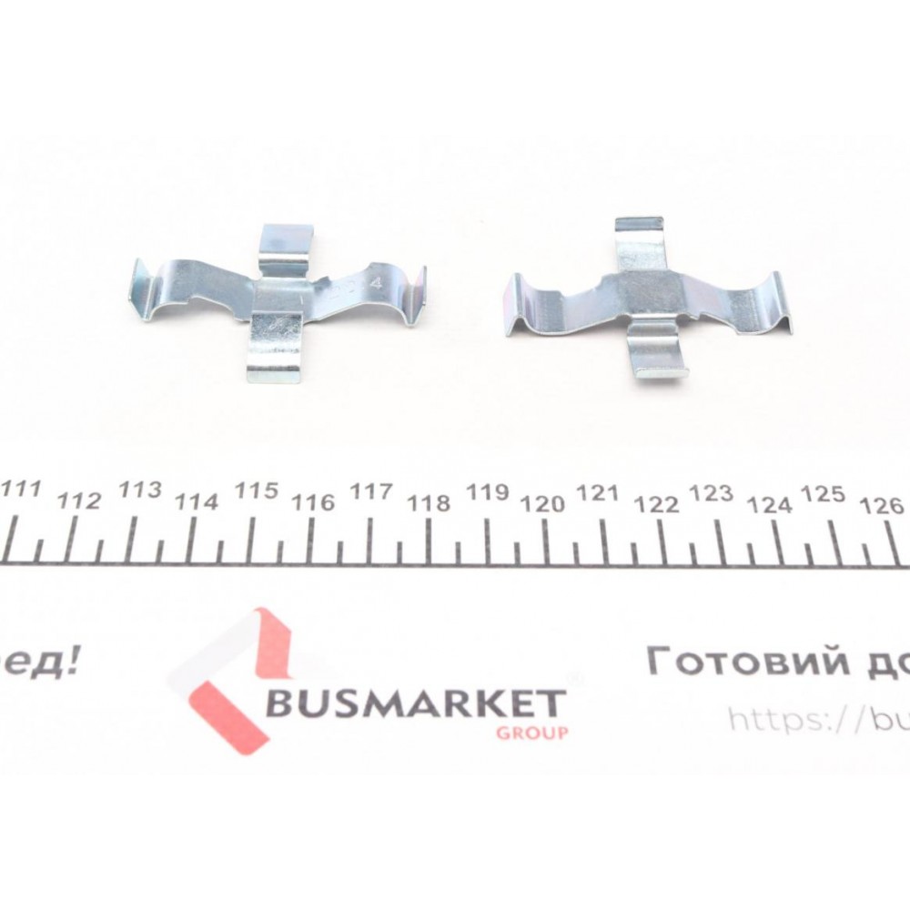 Планка супорта (заднього) прижимна (к-кт) Opel Astra 91-01 (Ate)
