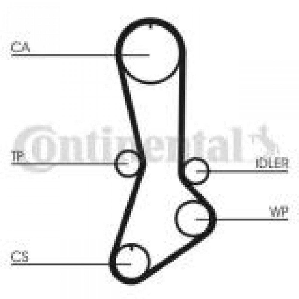 Ремінь ГРМ Kia Sportage 2.0 94-99/Mazda 626 2.0 87-97 (25x108z)