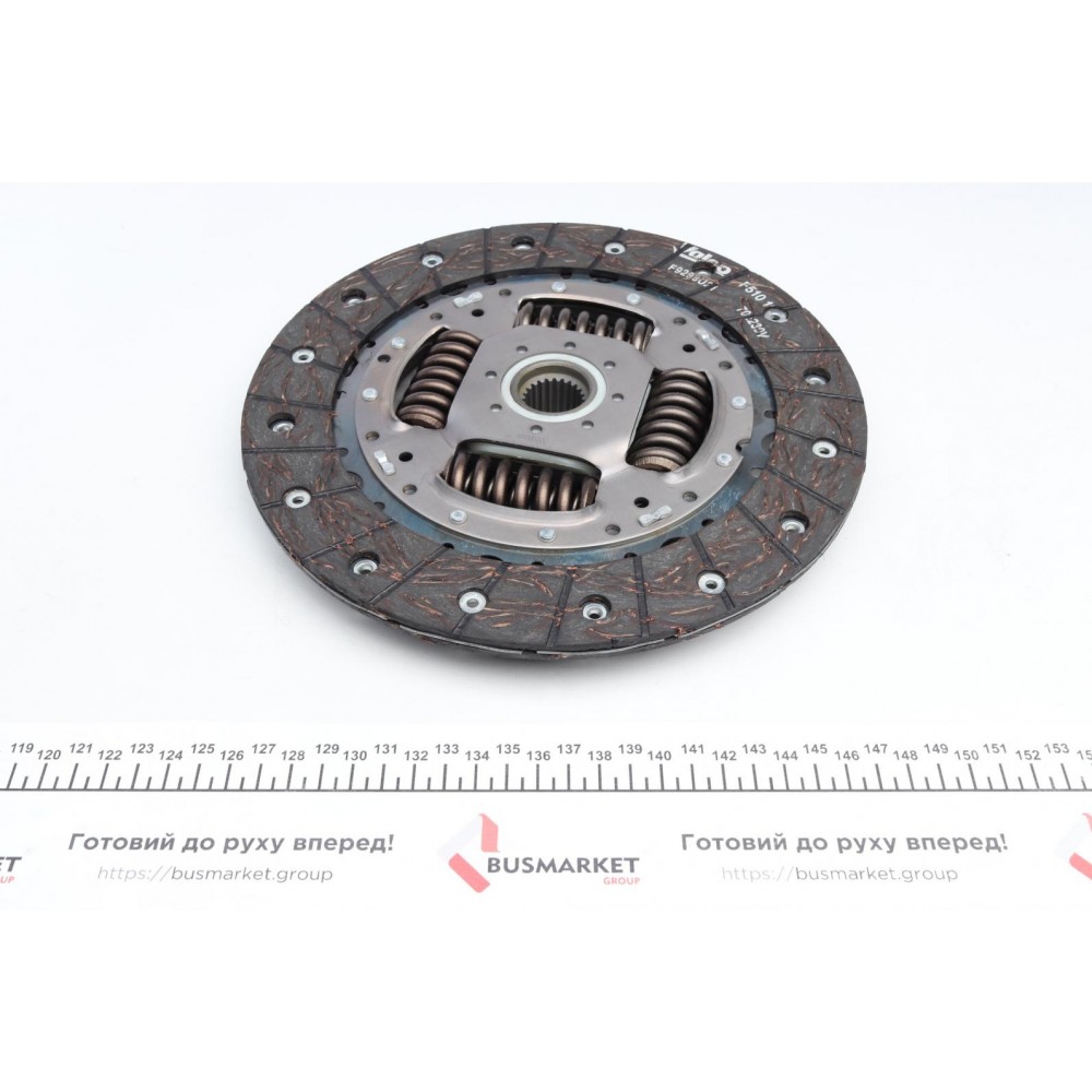 Демпфер + комплект зчеплення Audi A6/VW Passat 1.9 TDI 00-05 (+вижимний) d=240mm (z=23)