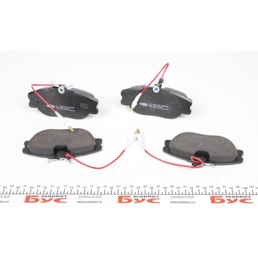 Колодки гальмівні (передні) Citroen Jumpy/Evasion/Fiat Scudo/Peugeot Expert/806 95-06 (+датчики)