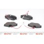 Колодки гальмівні (передні) Citroen Jumpy/Evasion/Fiat Scudo/Peugeot Expert/806 95-06 (+датчики)