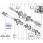 Підшипник КПП Renault Trafic 01-/Master 98- (25x54/59x18,75) PK5, PK6