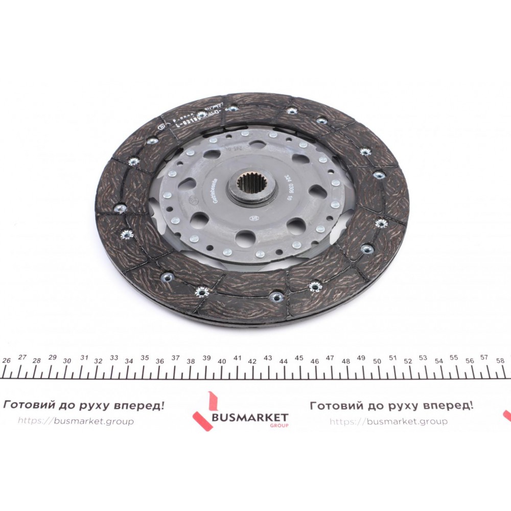Комплект зчеплення Hyundai Santa Fe 2.0 CRDi 03-06 (d=240mm) (+вижимний)