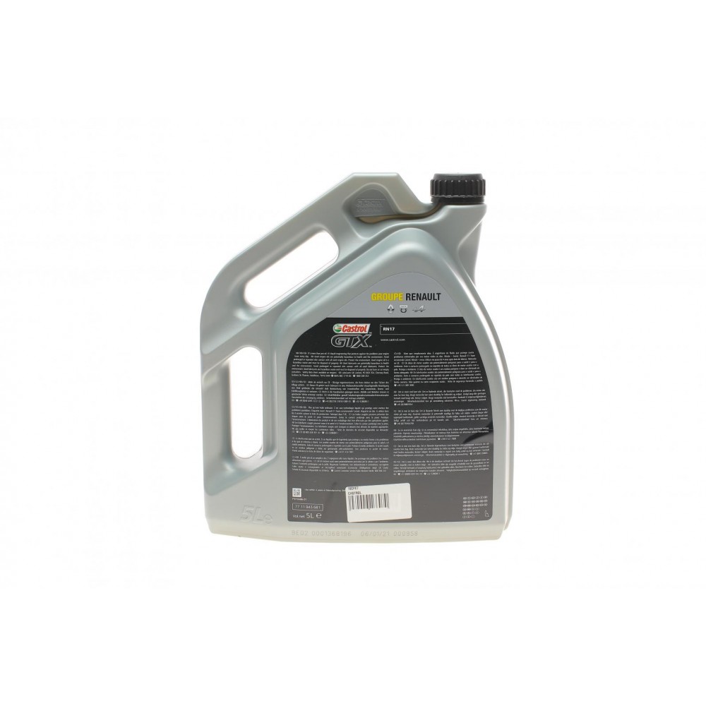 Олива 5W30 Castrol GTX RN 17 (5L) =7711658105