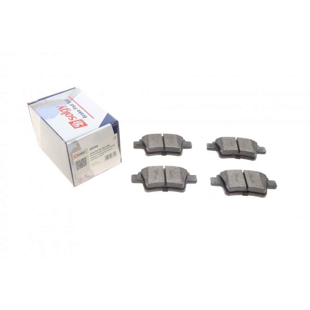 Колодки гальмівні (задні) Citroen C4 Picasso/Grand Picasso 06-13/Peugeot 408 10-