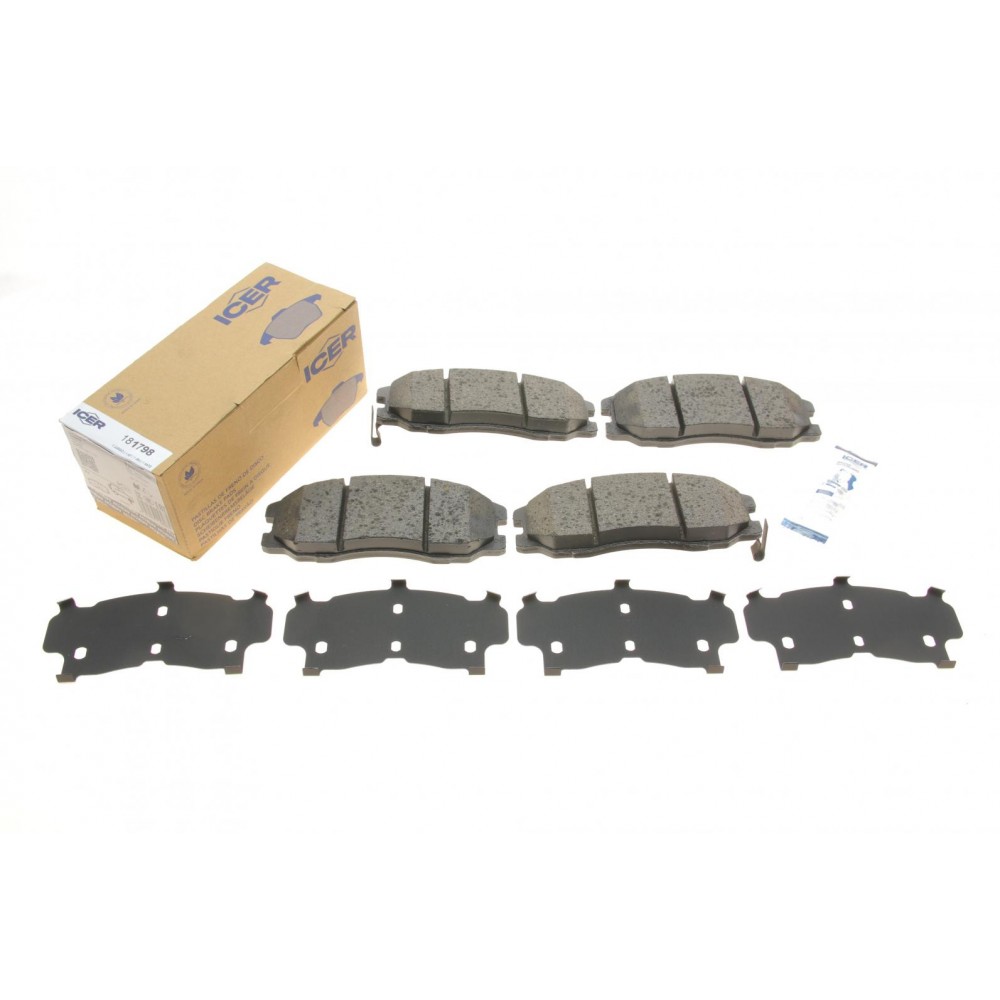 Колодки гальмівні (передні) Chevrolet Captiva/Opel Antara A 06-