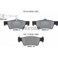 Колодки гальмівні (задні) VW T5 03-15 (Teves) Q+ (з датчиком)