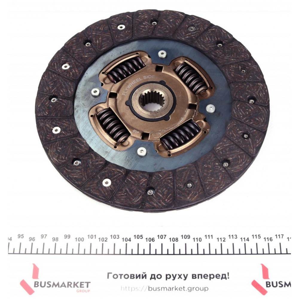 Комплект зчеплення Hyundai Accent III/i30/Kia Rio II/III 1.4/1.6 05- (d=215mm) (+вижимний)