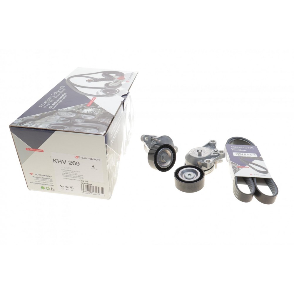 Комплект ременя генератора Peugeot 208/2008 1.6BlueHDi 13- (6PK1004)