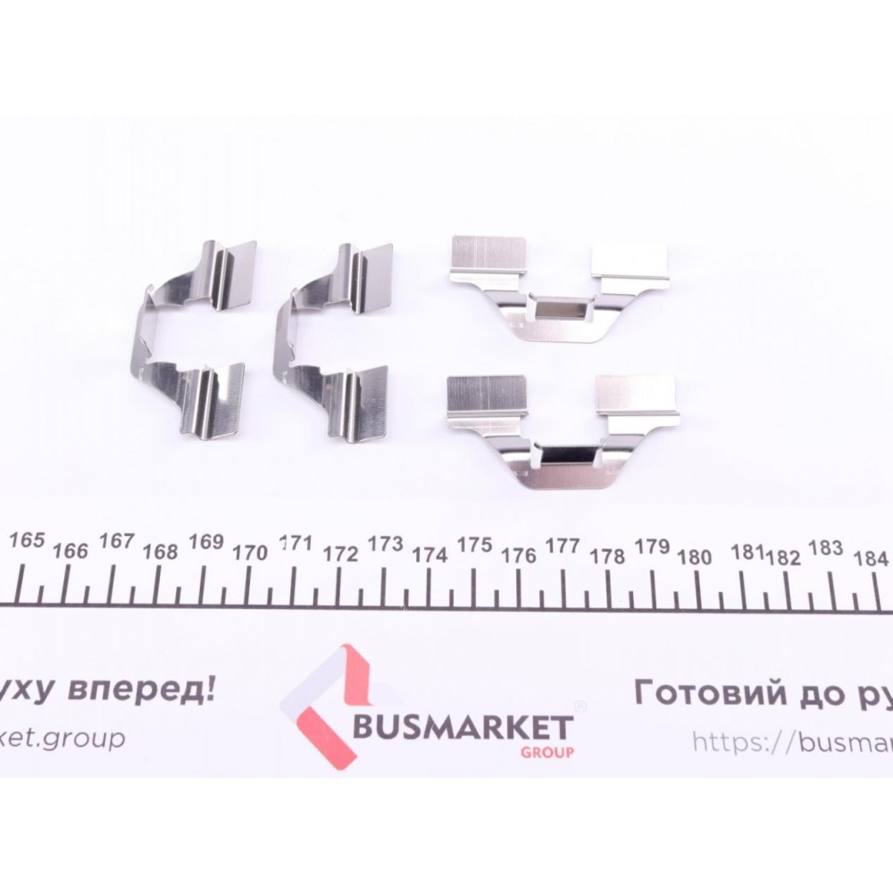 Планка супорта (заднього) прижимна (к-кт) Citroen Berlingo/Peugeot Partner 08-