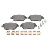 Колодки гальмівні (передні) Citroen C4 04-/Peugeot 207/307 02- (Bosch) Q+