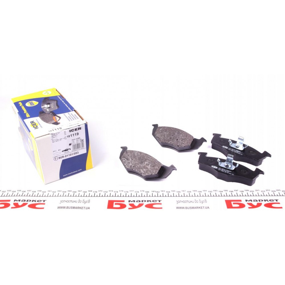 Колодки гальмівні (передні) Seat Cordoba/Ibiza/Toledo 93-02/VW Golf III/Polo 91-02