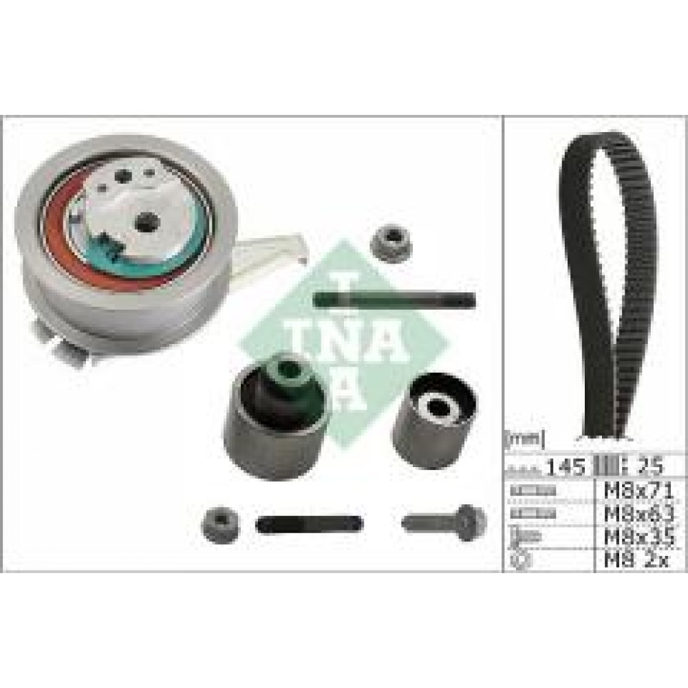 Комплект ГРМ VW Passat B8 2.0 TDI 4motion, 08/14 -, 176kw, CUAA