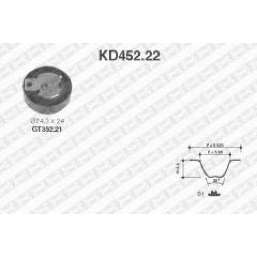 Комплект ГРМ Ford Connect 1.8TDCI 02-