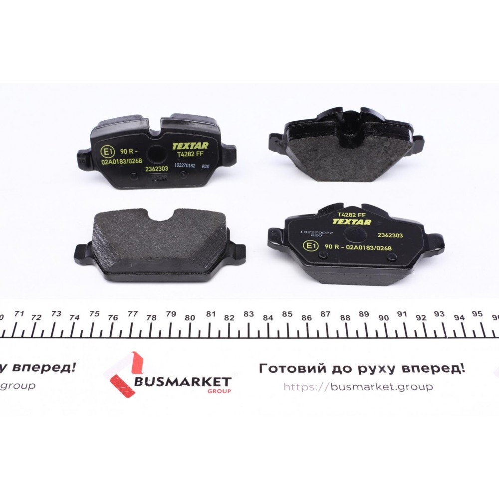 Колодки гальмівні (задні) BMW 3 (E90/E92) 00-13/1 (E81/82/87) 03-13 (TRW) Q+