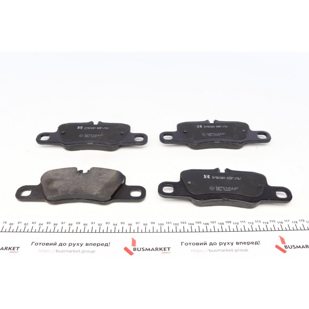 Колодки гальмівні (задні) Porsche 911/Panamera 09- (Brembo)