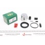 Ремкомплект супорта (переднього) Chevrolet Aveo 11- (d=54mm) (+поршень) (Dac)