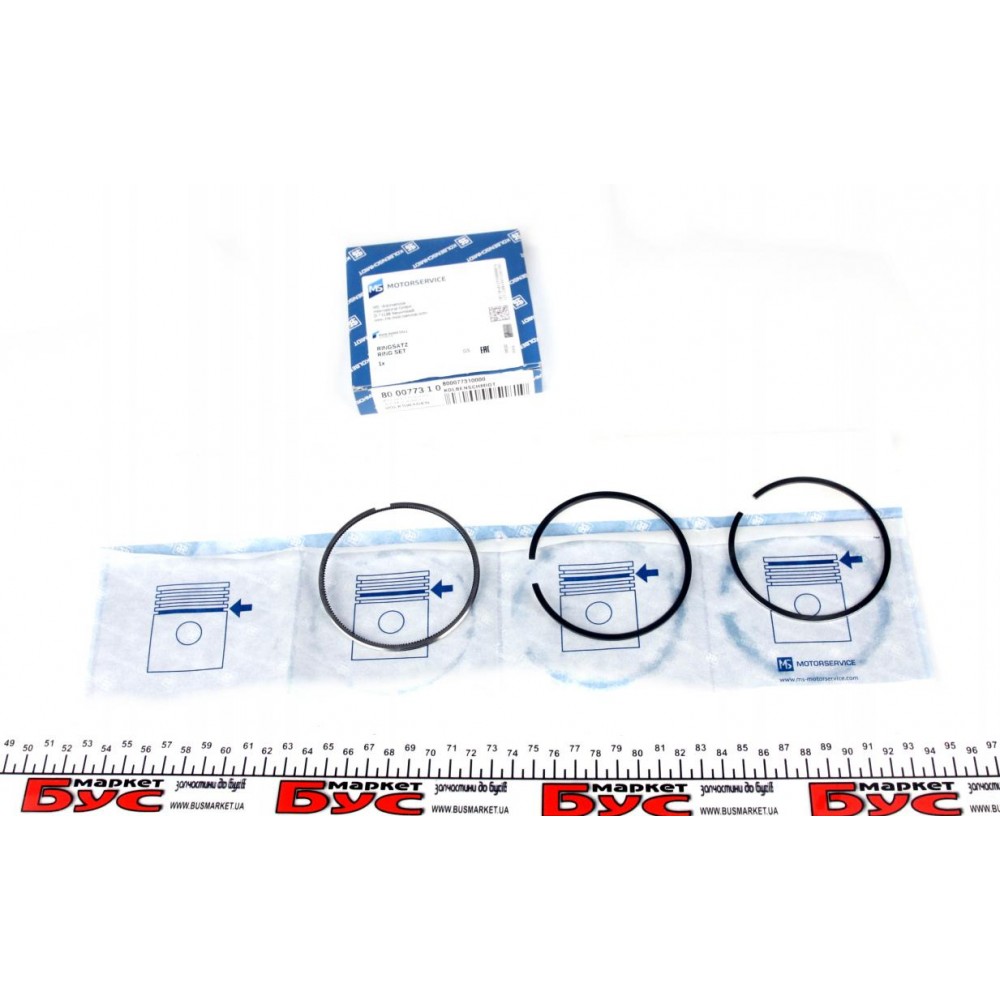 Кільця поршневі VW Caddy/Golf/Passat 2.0SDI/TDI 04- (81.00mm/STD) (1.75-2-3)