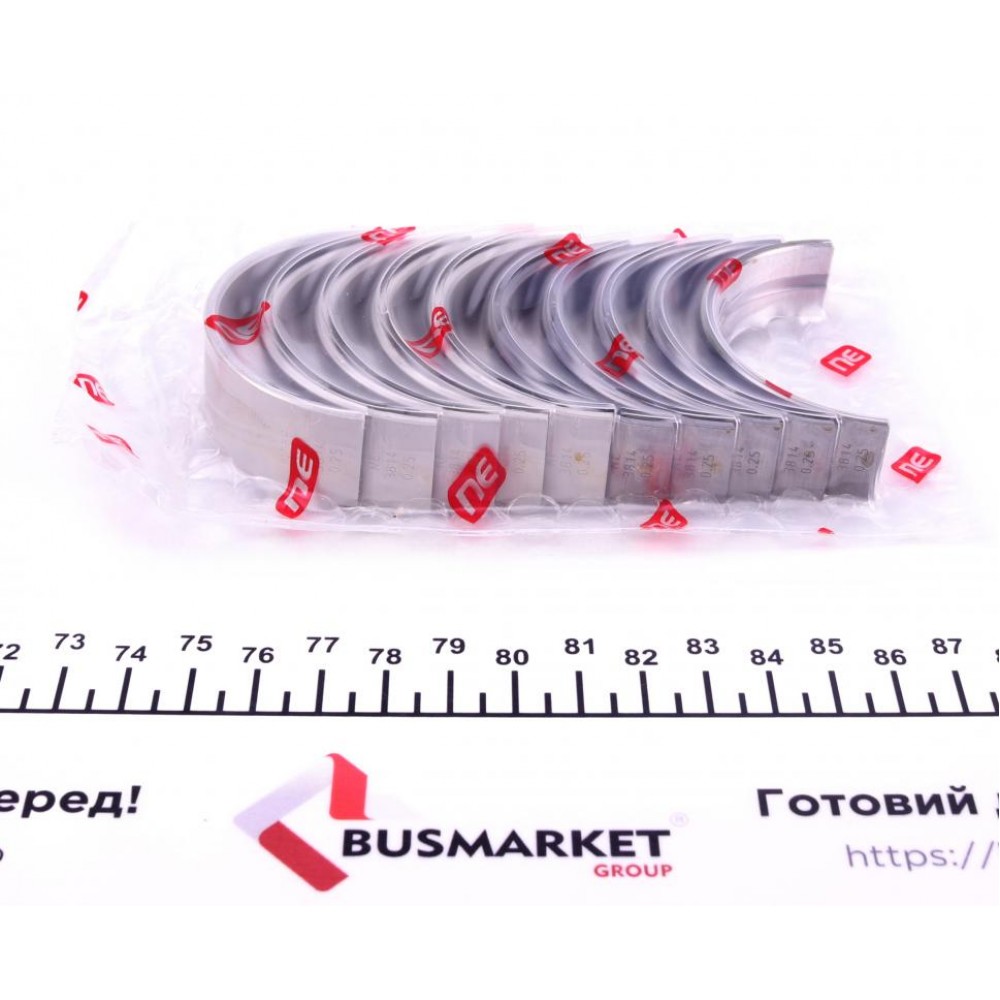Вкладиші корінні Opel Vivaro/Renault Trafic 2.0CDTI/dCi 95- (+0.25) = 6038142500