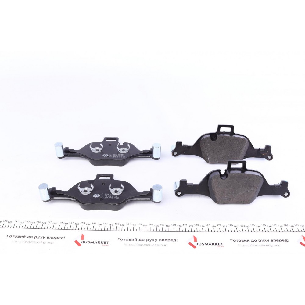 Колодки гальмівні (передні) BMW 3 (G20-21/G80-81)/X3-X6 18-/5 (G30/G31/F90)/6 (G32)/7 (G11/G12) 15-