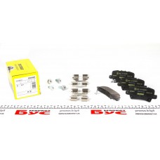 Колодки гальмівні (задні) Honda Civic 1.4-2.2 05- (Lucas) Q+
