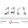 Планка супорта (переднього) прижимна (к-кт) Lexus RX 03-08 (Akeb)