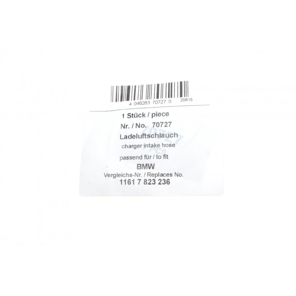 Патрубок інтеркулера (R) BMW X5 (F15/F85)/X6 (F16/F86) 3.0d 13-19 (N57)