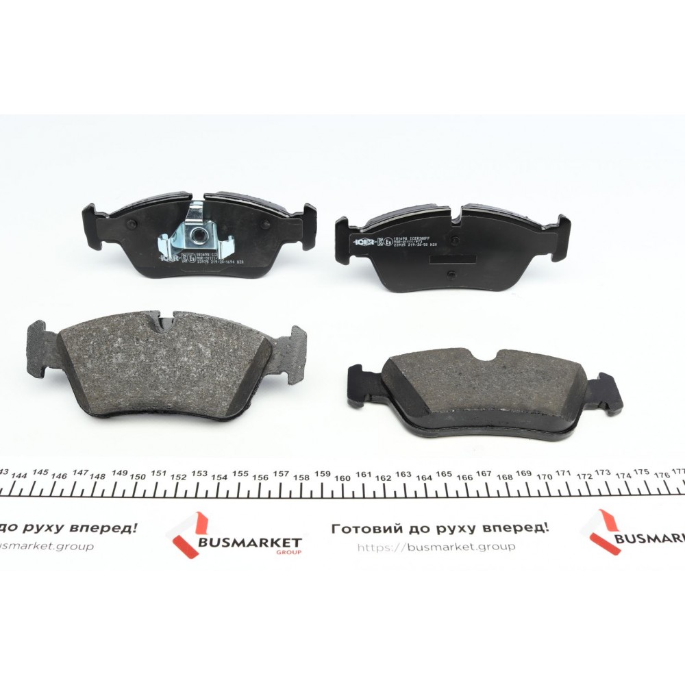 Колодки гальмівні (передні) BMW 1 (E81/E87) 03-13/3 (E46) 98-07/3 (E90-E93) 04-13