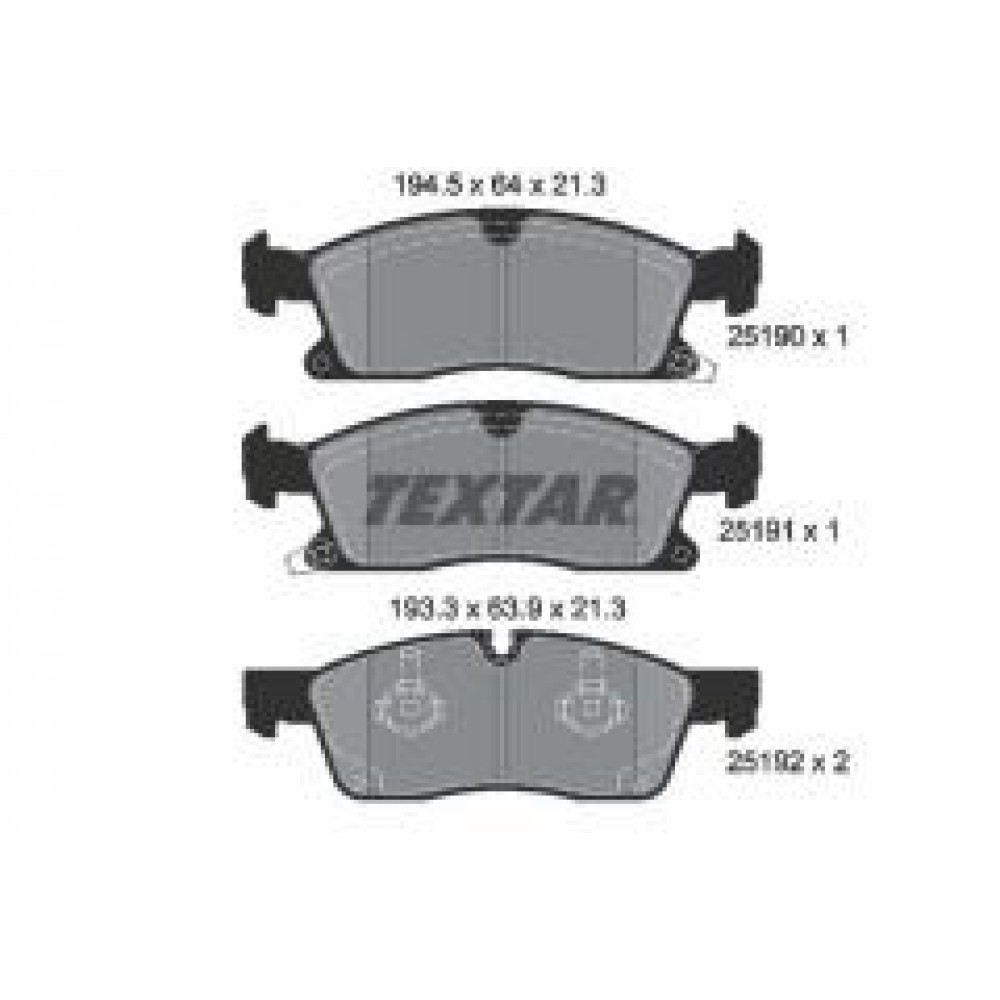Колодки гальмівні (передні) Jeep Grand Cherokee IV 3.0-6.4 10-