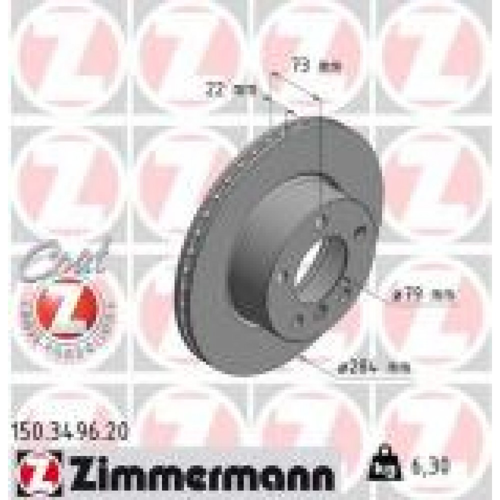 Диск гальмівний (передній) BMW 1 (F20/F21)/2 (F22) 10- (284x22)