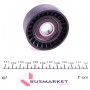 Ролик генератора VW Golf 1.4/1.6 FSI 03-08 (натяжний) (60x30x10)