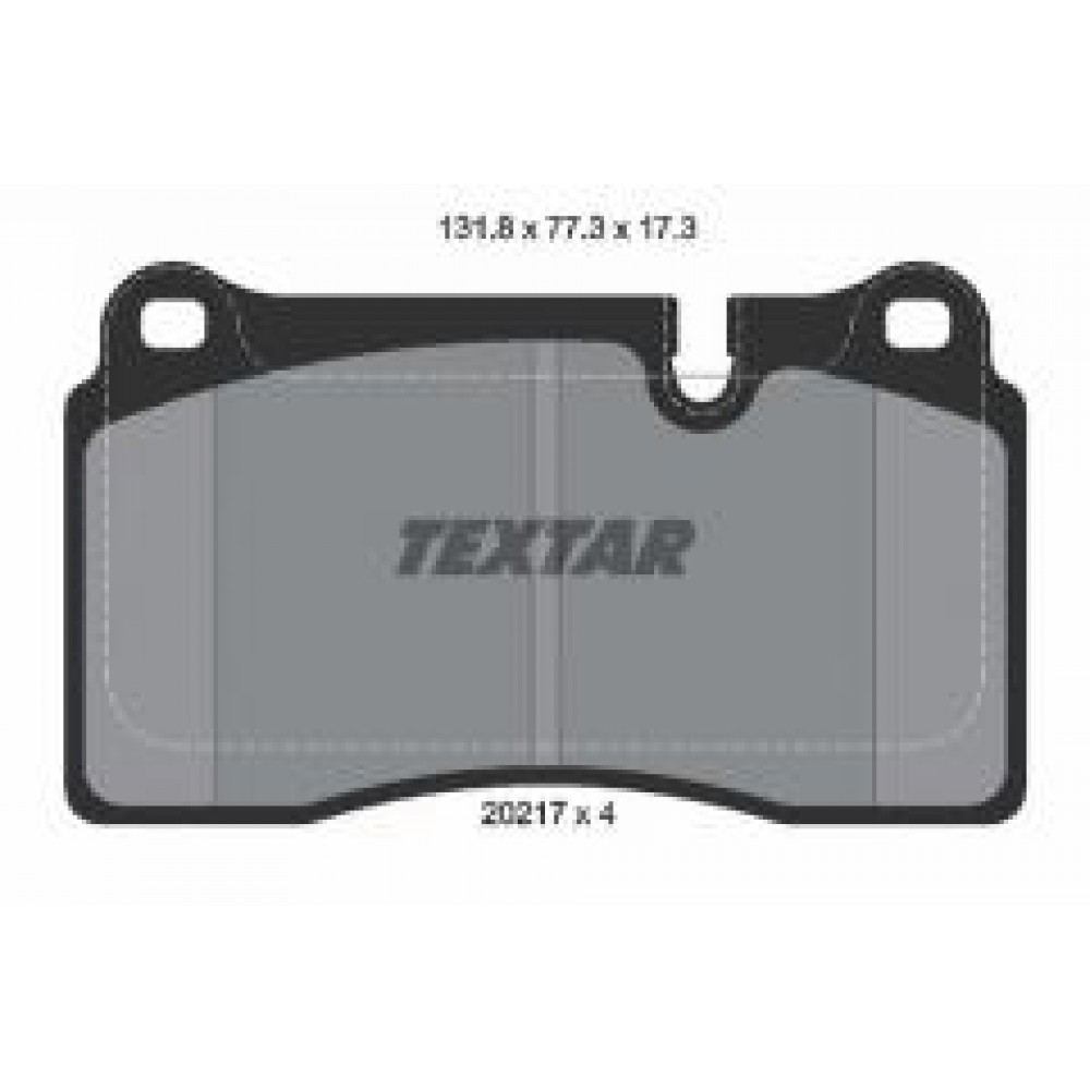 Колодки гальмівні (передні) Land Rover Range Rover 2.7D-4.4 03-13 (Brembo) Q+