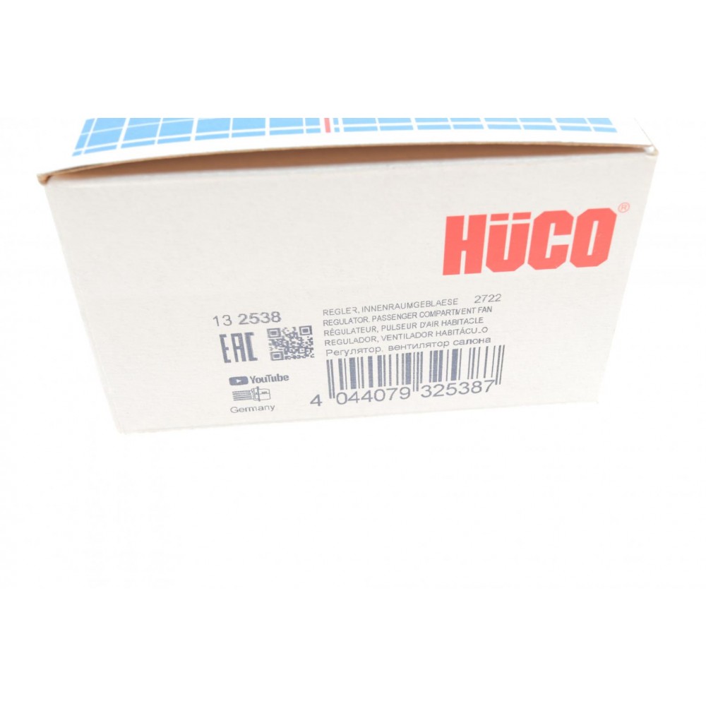 Резистор вентилятора пічки Renault Megane II/Peugeot 607 03-09 (HÜCO)