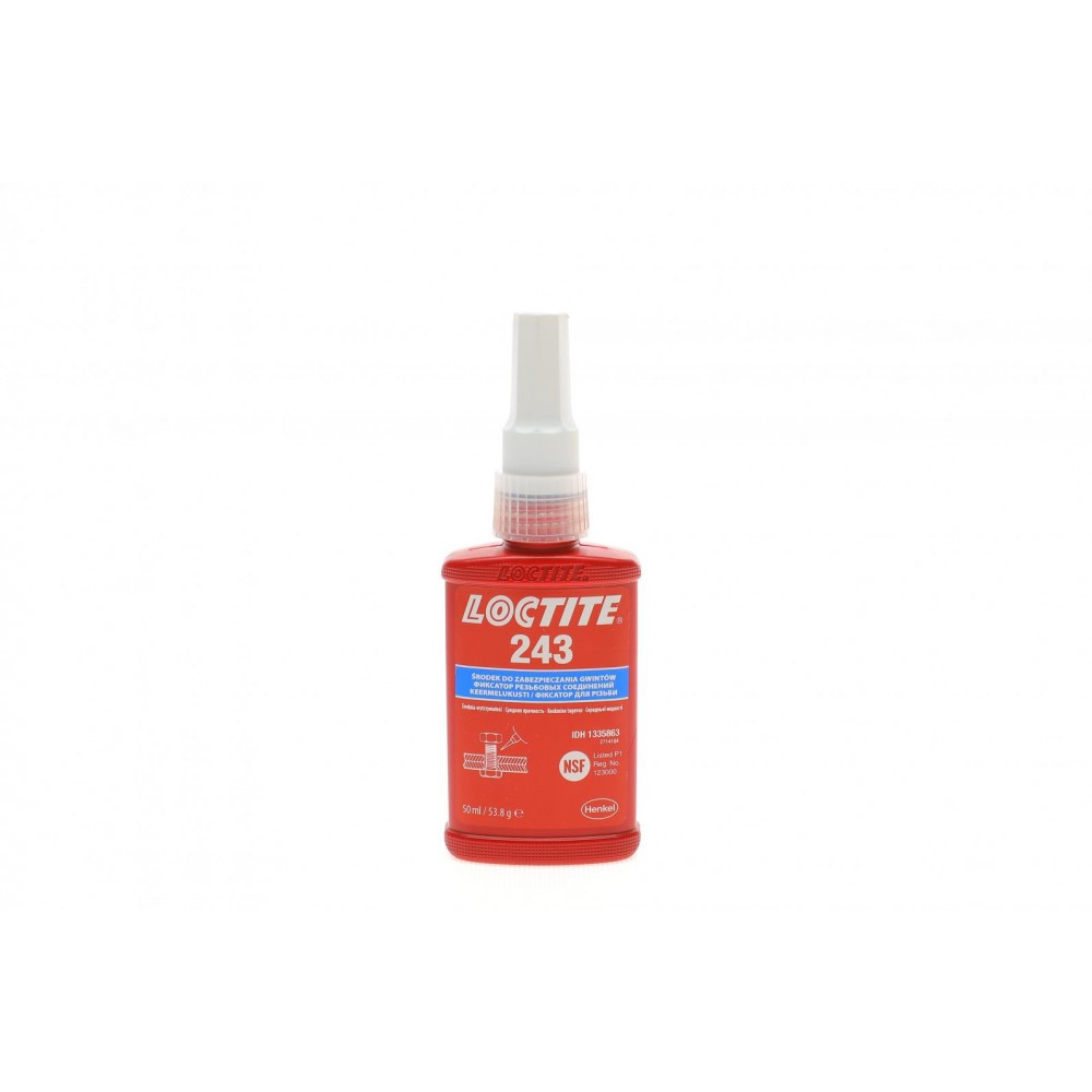 LOCTITE 243 BO 50ML Фіксатор різьби (синій) (средней прочности), макс. діаметр різьби М36