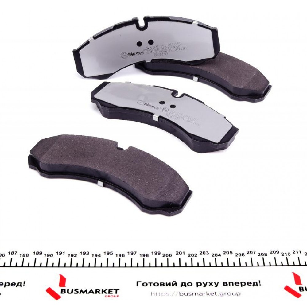 Колодки гальмівні (передні) Iveco Daily III 99-06 (Brembo)
