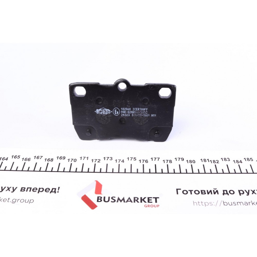Колодки гальмівні (задні) Lexus GS III/IV/IS II/III 05-/Toyota Crown XII/XIII 03-12/Mark X/Reiz 04-