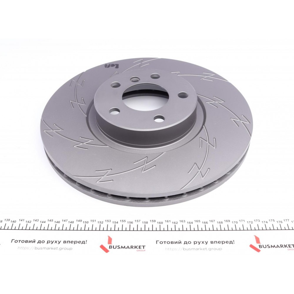 Диск гальмівний (передній) BMW X5 (E70/F15/F85)/X6 (E71/E72/F16/F86) 07- (L) (348x30) (з покр) (вент)