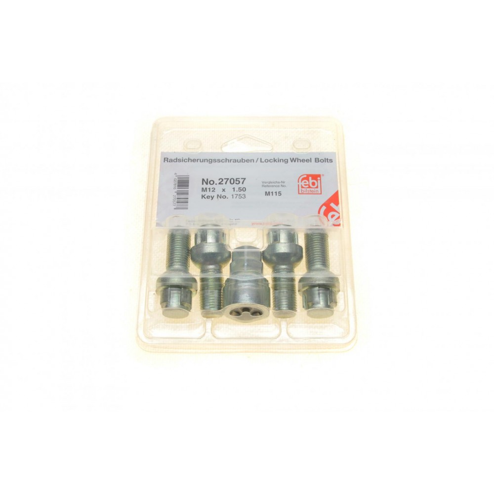 Гайка колісна BMW/Chevrolet/Citroen/Daewoo/Kia/Mazda/Opel/Peugeot/Volvo (M12x1.5)