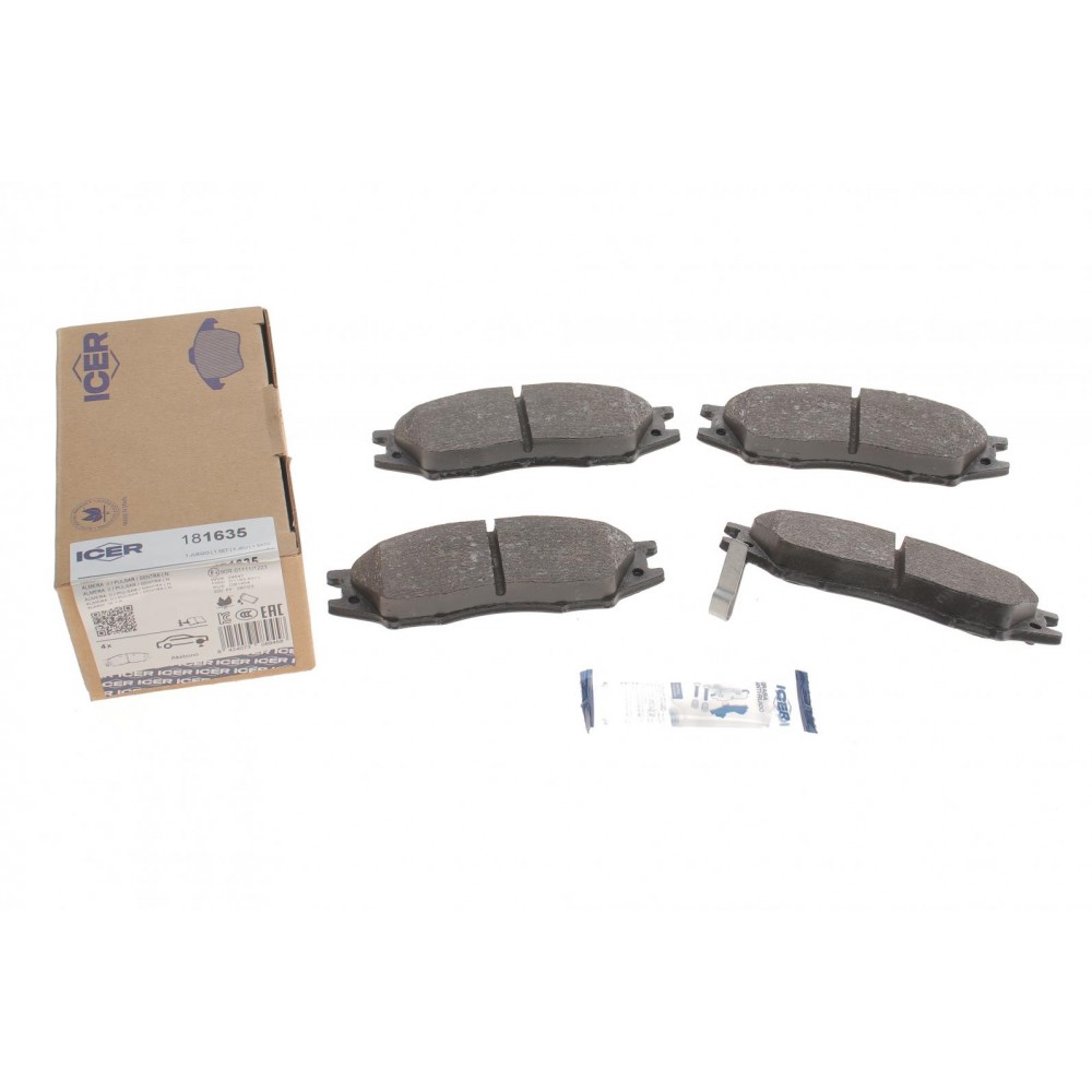 Колодки гальмівні (передні) Nissan Almera II 02-/Sunny 00-03