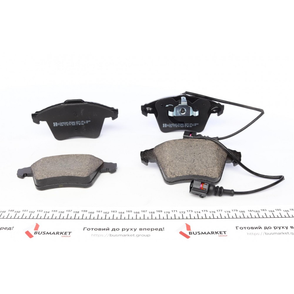 Колодки гальмівні (передні) VW Touareg 2.5TDI 03-10 (Ate-Teves) (з датчиком)