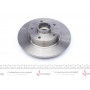 Диск гальмівний (задній) Renault Megane III/Scenic III 08- (260x8)(з підшипником)(+ABS)(d ступ.=66мм)