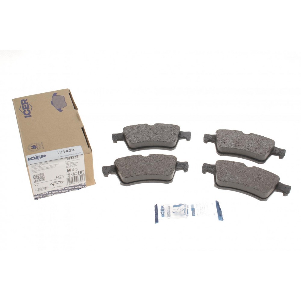 Колодки гальмівні (задні) Ford Connect/Focus 02-13/Renault Laguna/Megane/Espace/Opel Vectra C 02-