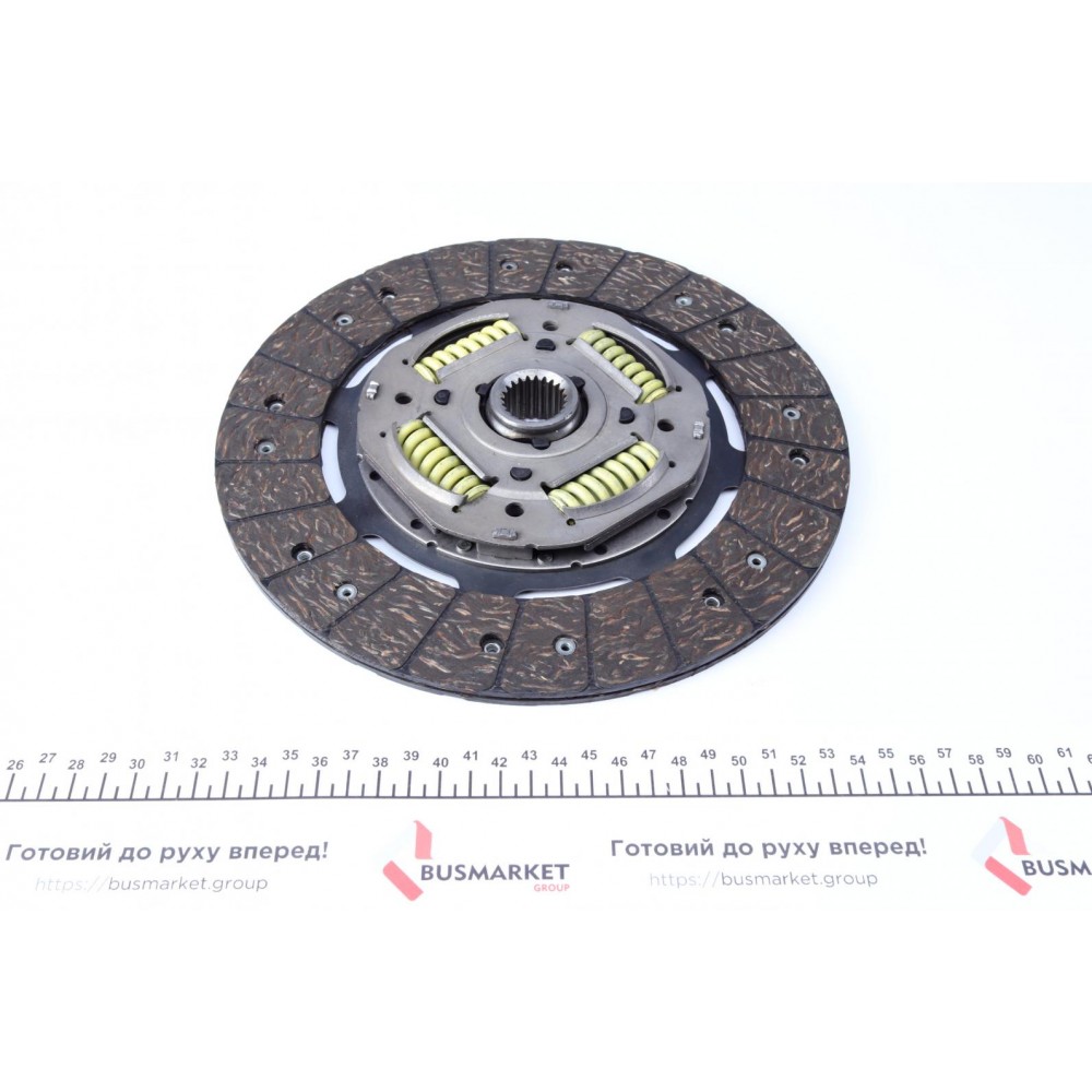Демпфер (глухий) + комплект зчеплення Ford Transit 2.4DI/TDE, 02-06, 55/66/85/88/92kw