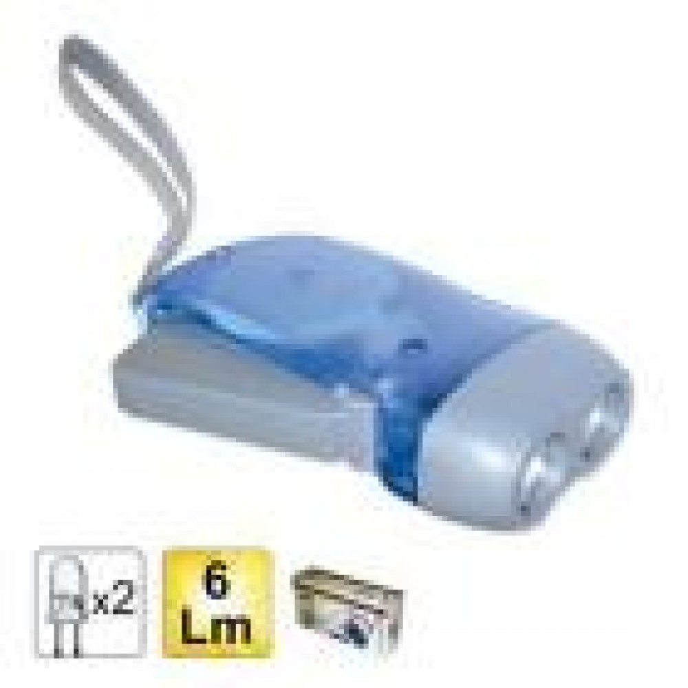 Ліхтарик динамо (2LED/6Lm)