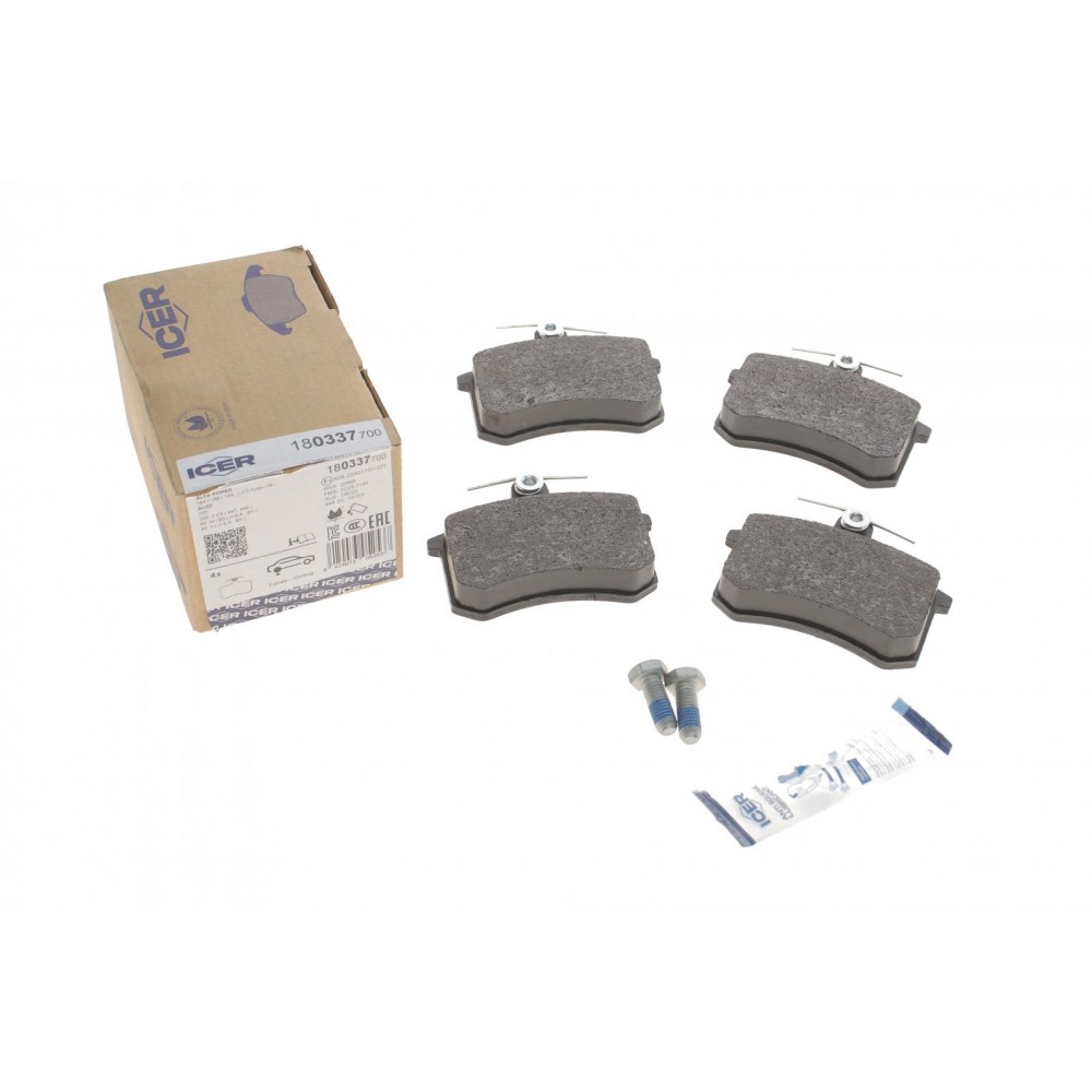 Колодки гальмівні (задні) Audi 80 91-95/90 87-/100 70-/Fiat Croma 85-96