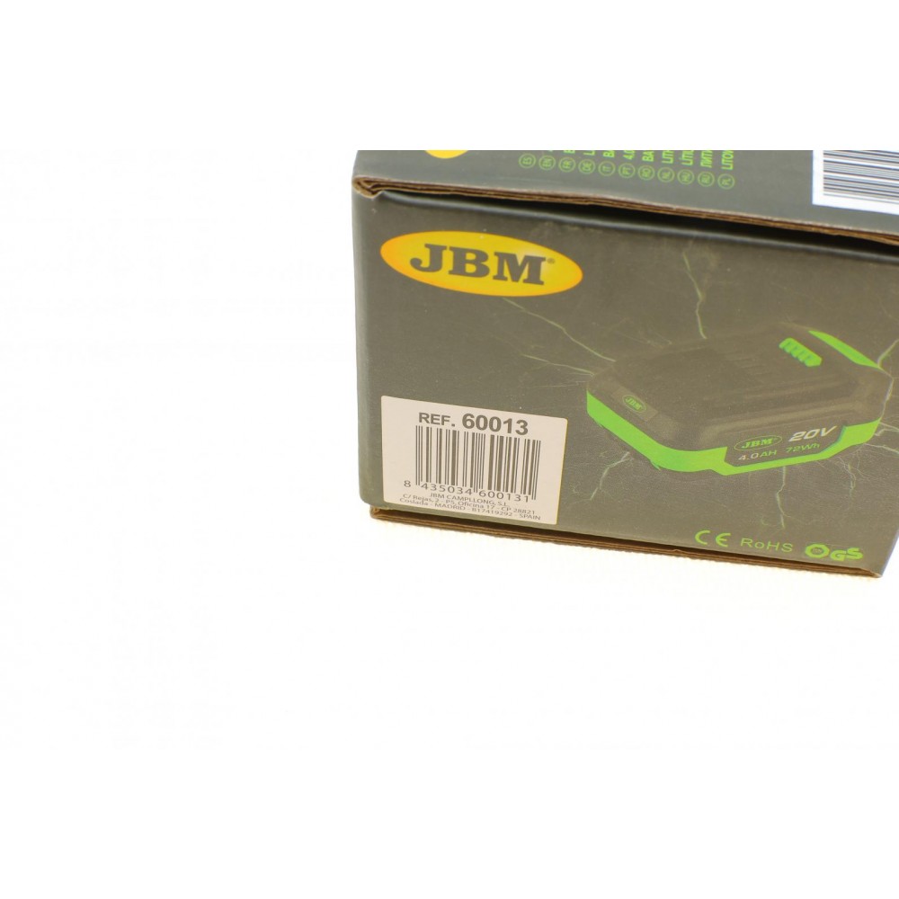 Акумулятор 4.0 Ah/72Wh/20V