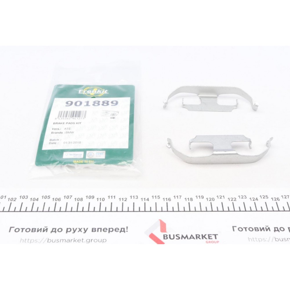Планка супорта (заднього) прижимна (к-кт) BMW 3 (F30/F80) 3.5 i/d 11- (Ate)